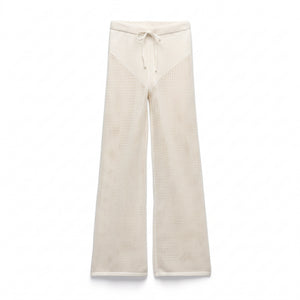 hollow-out pants