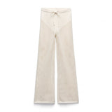 hollow-out pants