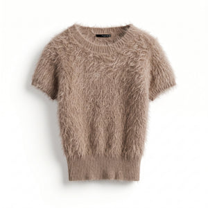 Feather yarn short sleeve