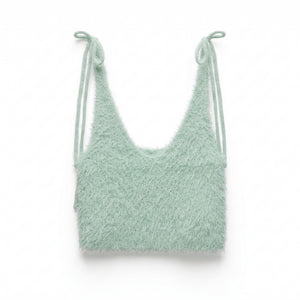Feather yarn camisole
