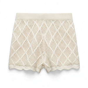 hollow-out shorts